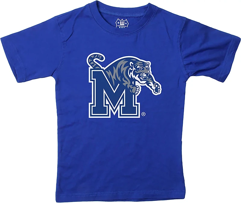 Wes & Willy Youth's University of Memphis Tigers Primary Logo Short Sleeve Graphic T-shirt