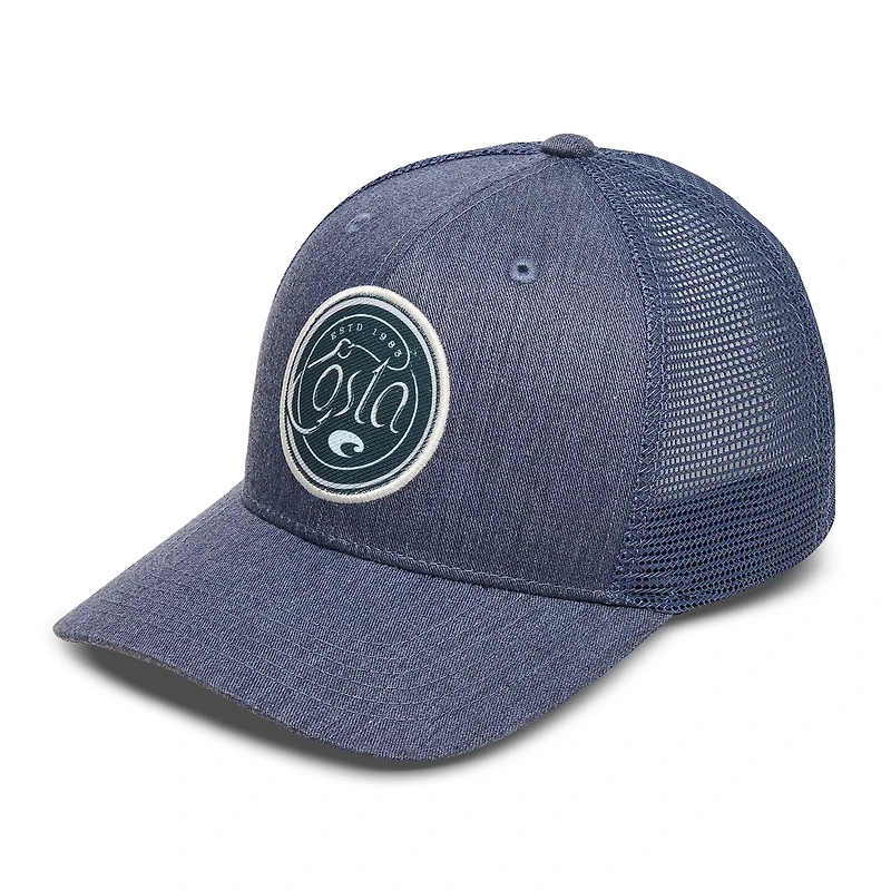 Costa Del Mar Men's Circle C Hook Trucker Cap