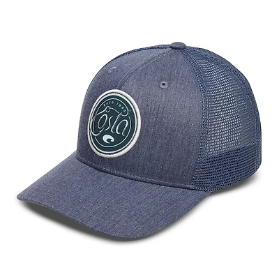 Costa Del Mar Men's Circle C Hook Trucker Cap