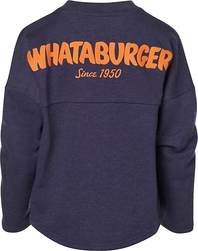 Academy Sports + Outdoors Whataburger Girls' Long Sleeve Spirit Jersey