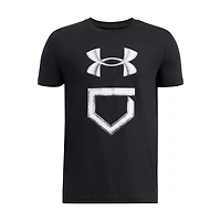 Under Armour Boys' Baseball Icon Short Sleeve T-shirt