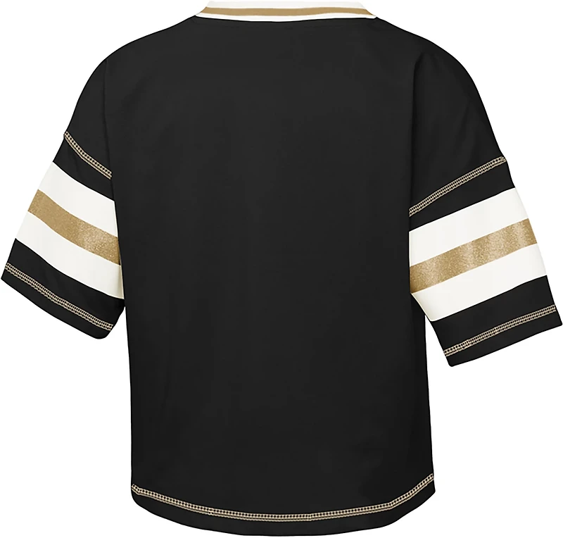 Outerstuff Girls' Saints Grid Iron Jersey T-shirt