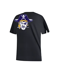 adidas Men's East Carolina Pirates Primary Logo Short Sleeve T-shirt