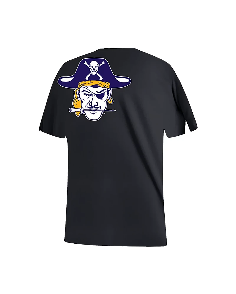 adidas Men's East Carolina Pirates Vault Mascot Short Sleeve T-shirt