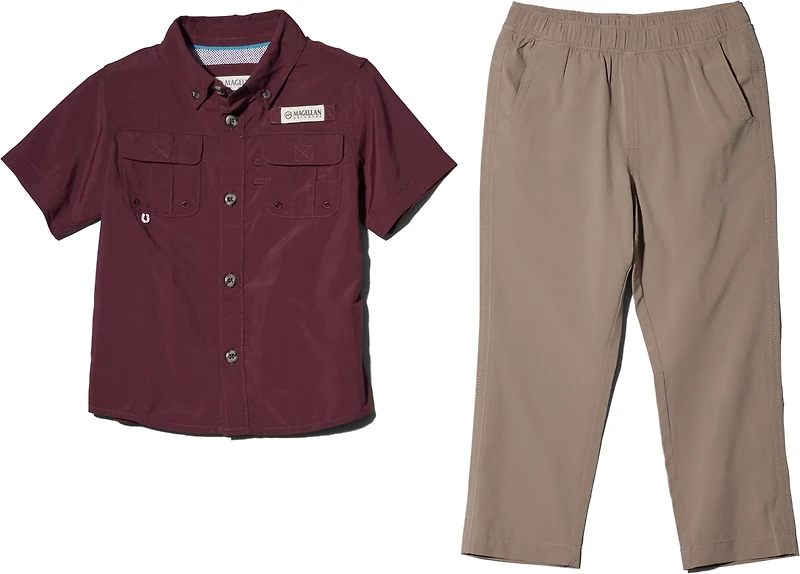 Magellan Boys' Laguna Madre Short Sleeve Pant Set