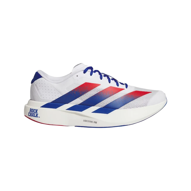 Adidas Adult Kansas Jayhawks Adizero Evo SL Running Shoe