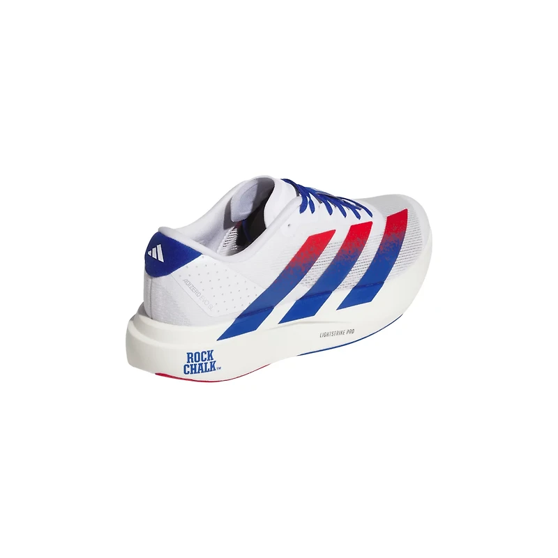 Adidas Adult Kansas Jayhawks Adizero Evo SL Running Shoe