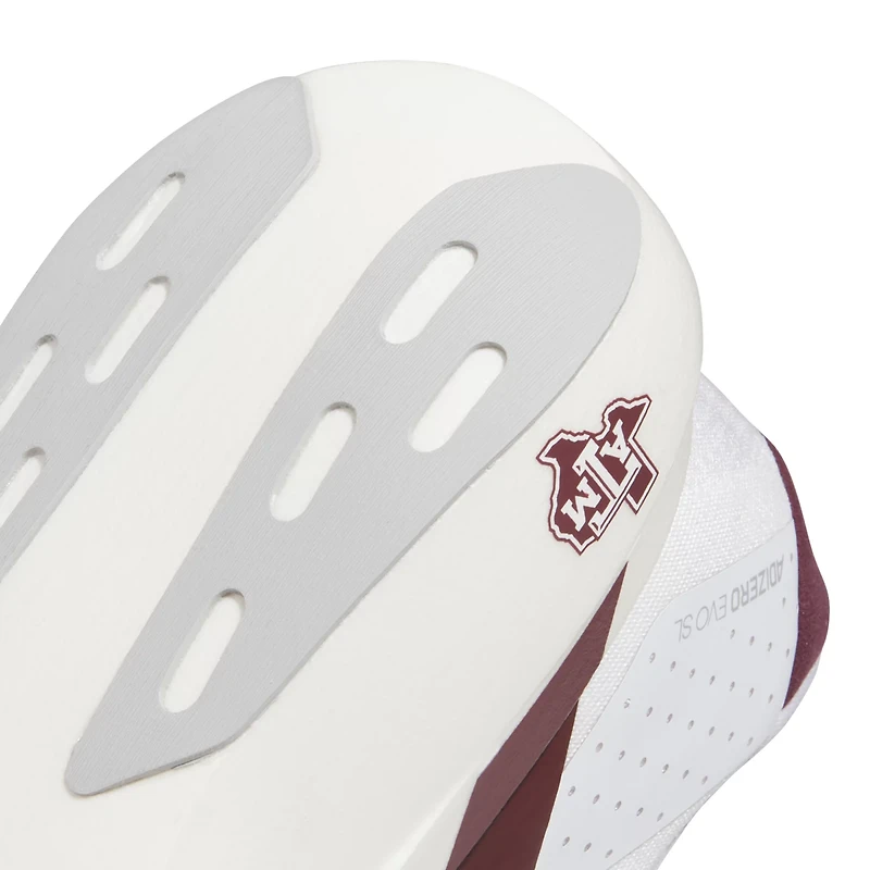 Adidas Adult Texas A&M Aggies Adizero Evo SL Running Shoe