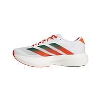 Adidas Adult Miami Hurricanes Adizero Evo SL Running Shoe