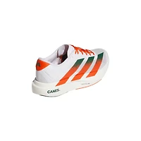 Adidas Adult Miami Hurricanes Adizero Evo SL Running Shoe
