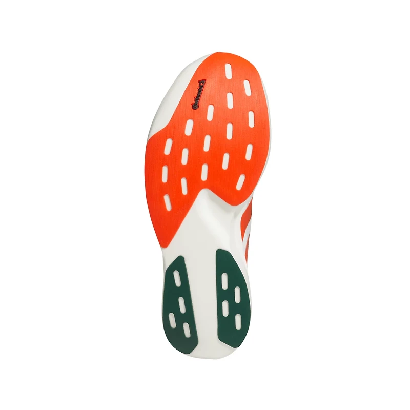 Adidas Adult Miami Hurricanes Adizero Evo SL Running Shoe