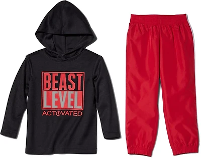 BCG Toddler Boys' Beast Level Long Sleeve Hoodie Set