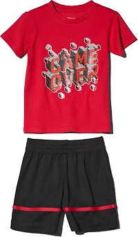 BCG Toddler Boys' Game Over Short Sleeve T-shirt Set