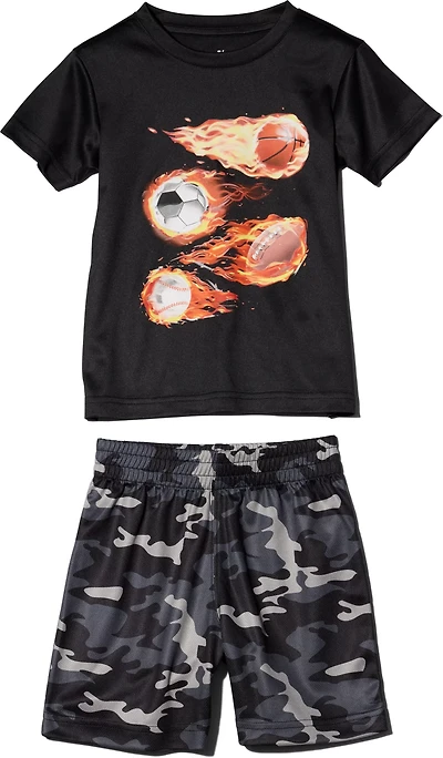 BCG Toddler Boys' Multi Sport Short Sleeve T-shirt Set