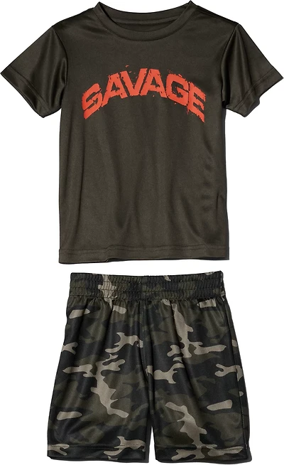 BCG Toddler Boys' Savage Short Sleeve T-shirt Set