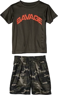 BCG Toddler Boys' Savage Short Sleeve T-shirt Set