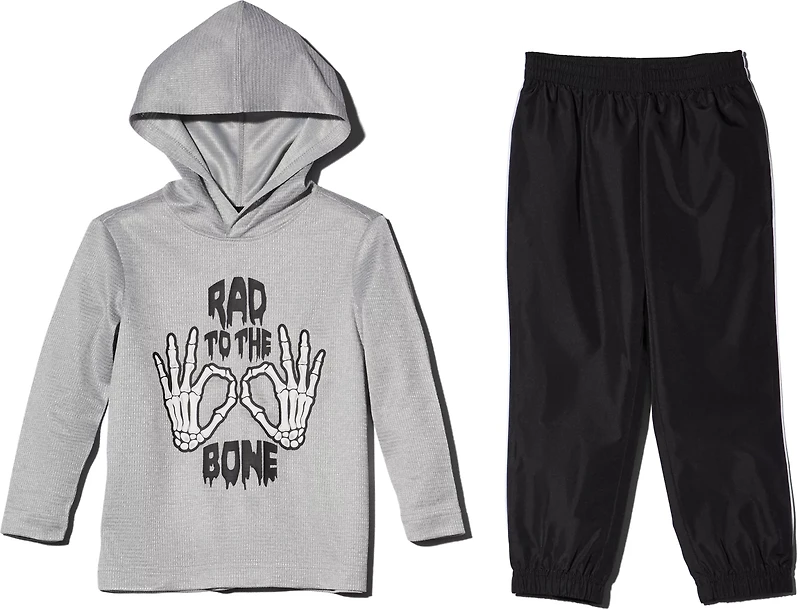 BCG Boys' 4-7 Rad To The Bone Long Sleeve 2-Piece Set