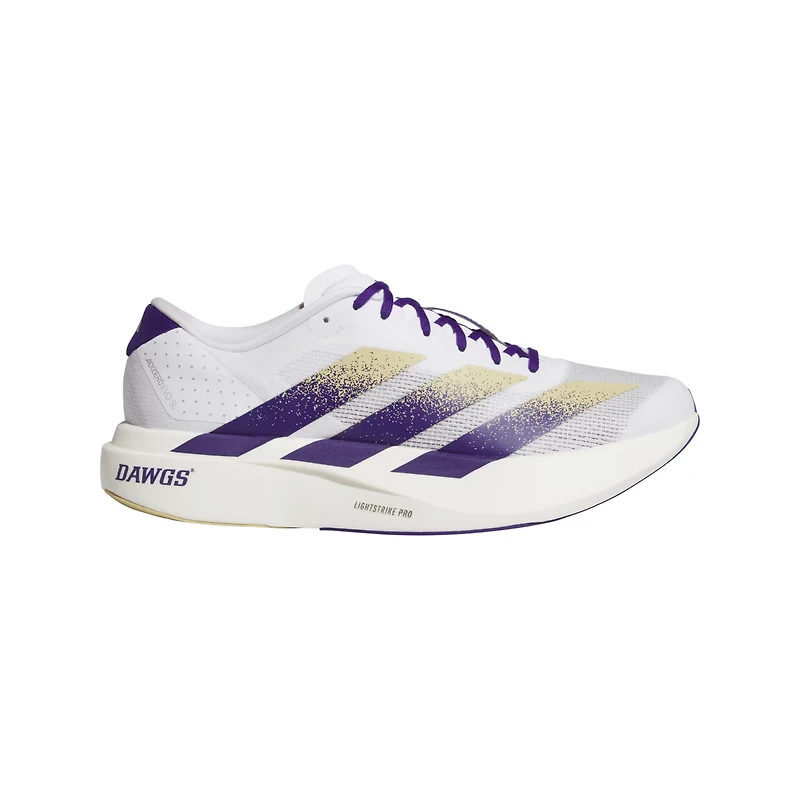 Adidas Adult Washington Huskies Adizero Evo SL Running Shoe