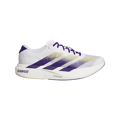 Adidas Adult Washington Huskies Adizero Evo SL Running Shoe