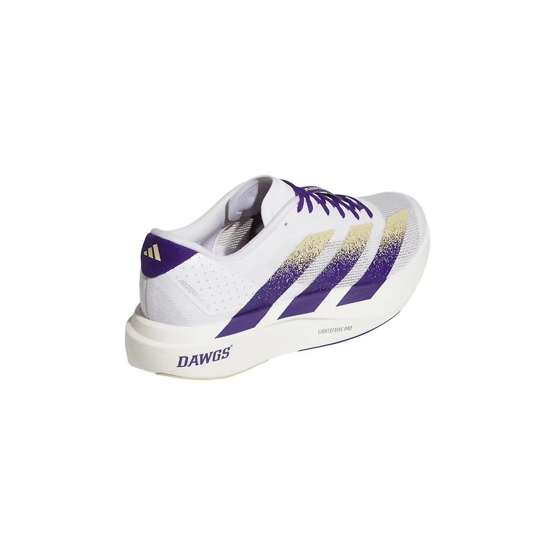 Adidas Adult Washington Huskies Adizero Evo SL Running Shoe