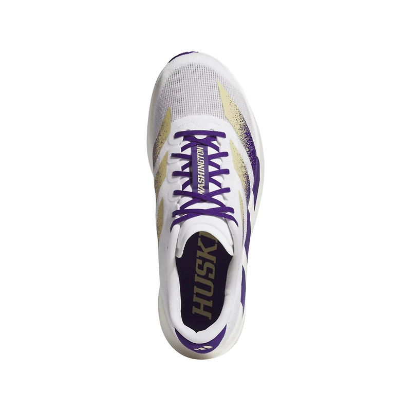 Adidas Adult Washington Huskies Adizero Evo SL Running Shoe