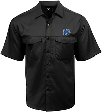Antigua Men's University of Memphis Game Day Woven Fishing Shirt