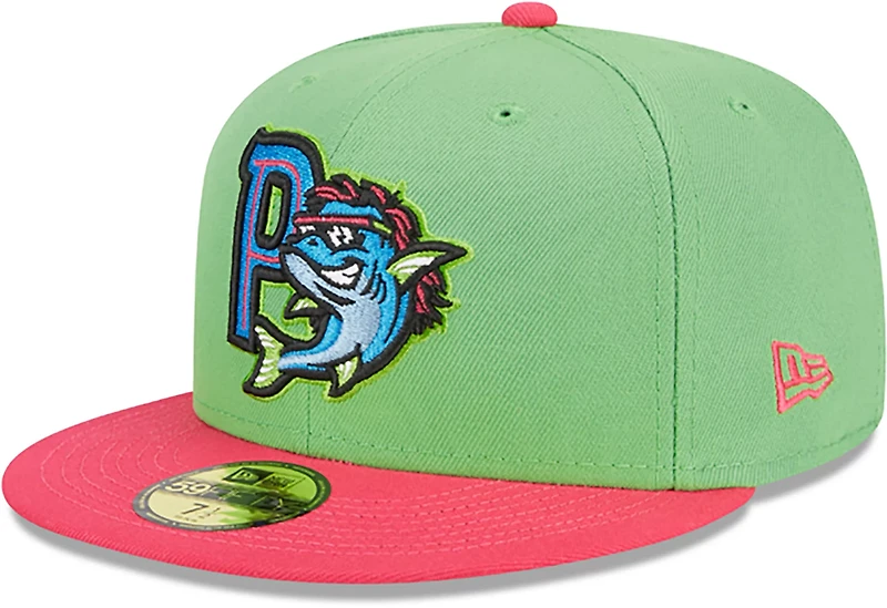 New Era Men's Pensacola Blue Wahoos '24 Theme Nights Mullets 59FIFTY Cap