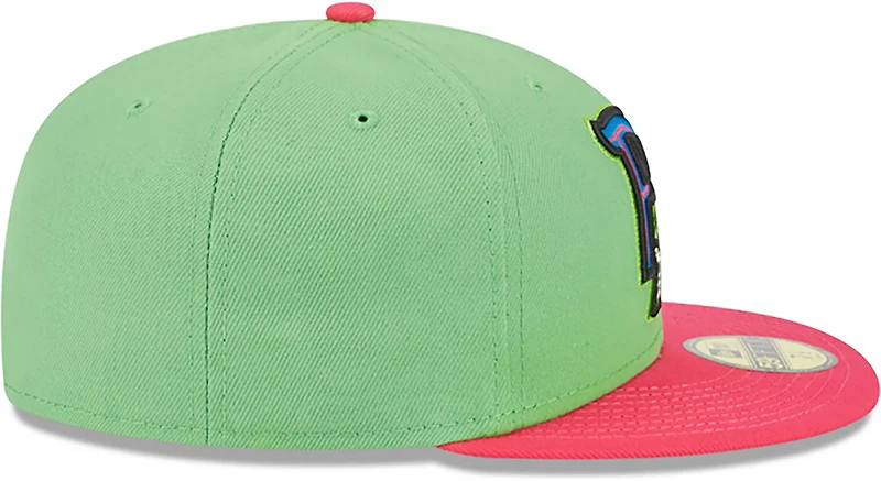 New Era Men's Pensacola Blue Wahoos '24 Theme Nights Mullets 59FIFTY Cap