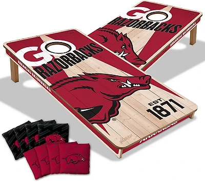 YouTheFan Arkansas Razorbacks Cornhole Set