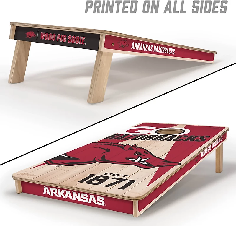 YouTheFan Arkansas Razorbacks Cornhole Set