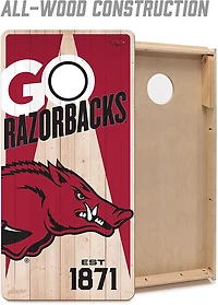 YouTheFan Arkansas Razorbacks Cornhole Set