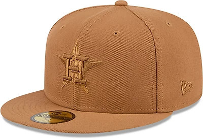New Era Men's Astros Colorpack Bronze 59FIFTY Fitted Cap
