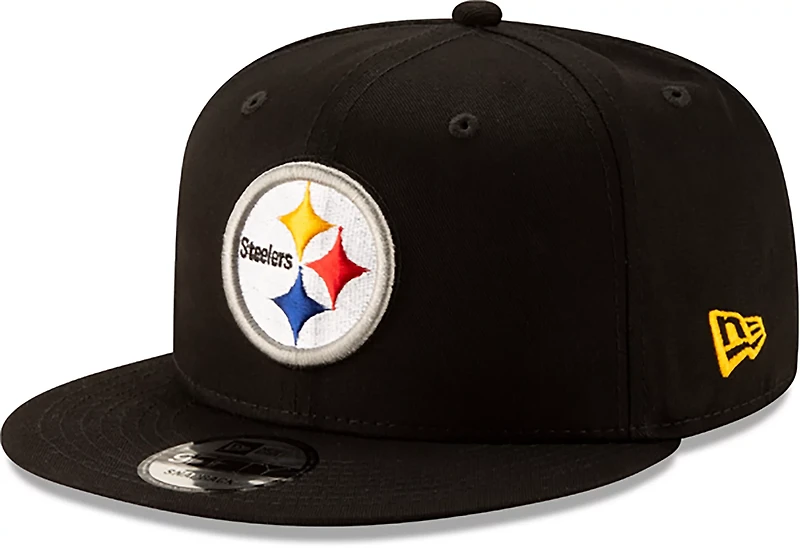 New Era Men's Pittsburgh Steelers Basic Snapback 9FIFTY Cap