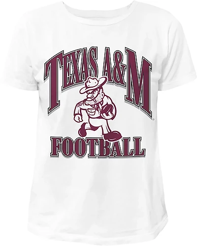 WILDCAT RETRO Women's Texas A&M Football Sarge Arch T-shirt