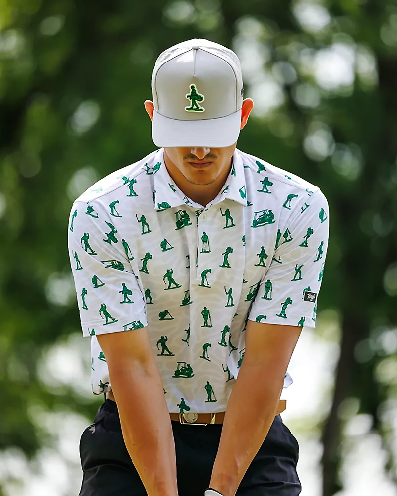 Waggle Men's Toy Golfers Polo Shirt