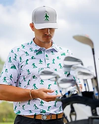 Waggle Men's Toy Golfers Polo Shirt