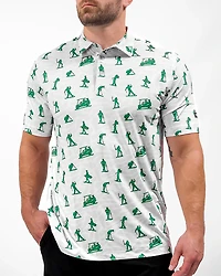 Waggle Men's Toy Golfers Polo Shirt