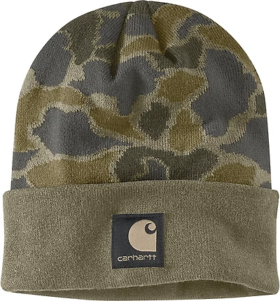 Carhartt Knit Cuffed Camo Beanie