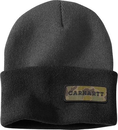 Carhartt Cuffed Camo Patch Beanie