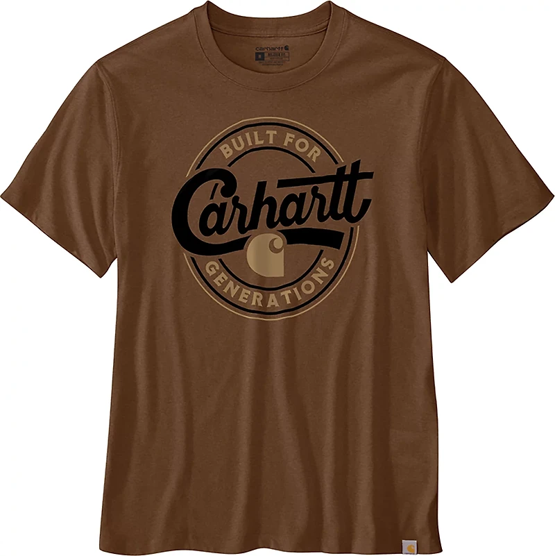 Carhartt Men's Relaxed Fit Lightweight Short Sleeve Script Graphic T-shirt