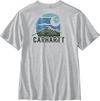Carhartt Men's Relaxed Fit Lightweight Short Sleeve Plane Mountain Graphic T-shirt