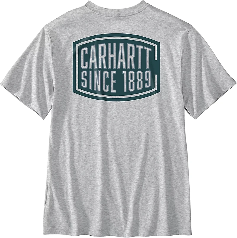 Carhartt Men's Relaxed Fit Lightweight Short Sleeve 1889 Pocket Graphic T-shirt