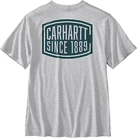 Carhartt Men's Relaxed Fit Lightweight Short Sleeve 1889 Pocket Graphic T-shirt