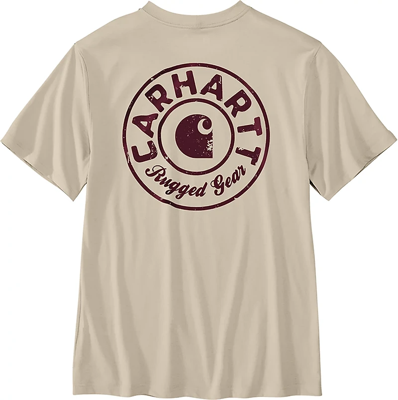 Carhartt Men's Relaxed Fit Lightweight Short Sleeve Rivet Pocket Graphic T-shirt