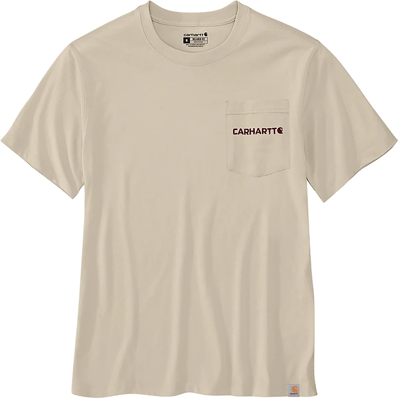 Carhartt Men's Relaxed Fit Lightweight Short Sleeve Rivet Pocket Graphic T-shirt
