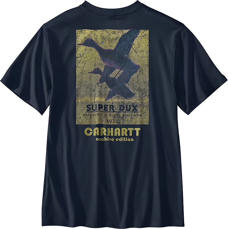 Carhartt Men's Relaxed Fit Lightweight Short Sleeve Super Dux Pocket Graphic T-shirt