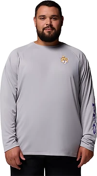 Columbia Sportswear Men's LSU CLG Vault Terminal Tackle Long Sleeve Shirt