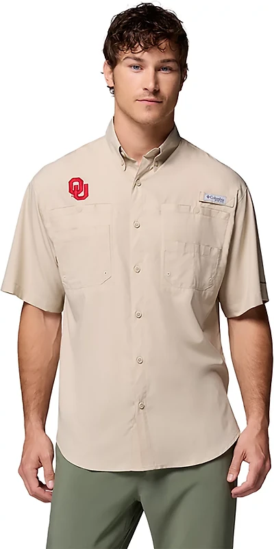 Columbia Sportswear Men's Oklahoma Sooners Collegiate PFG Tamiami Short Sleeve Shirt