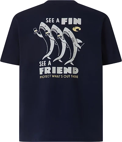 Costa Del Mar Shark Fin Friend Short Sleeve T-shirt