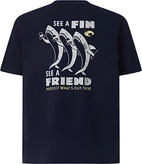 Costa Del Mar Shark Fin Friend Short Sleeve T-shirt